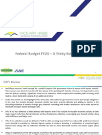 Federal Budget FY24