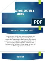 Organisational Culture & Ethics: by Shidin Divakaran