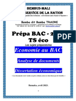 Prépa BAC Economie 2023