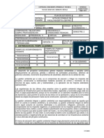 Plan de Asignatura Gestion Ambiental