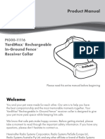 Product Manual: Yardmax Rechargeable In-Ground Fence Receiver Collar