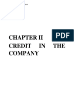 CHAPTER II Credit in The Company