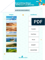 Landform Worksheet II Grade 2