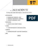 T2 - Comportamiento Organizacional