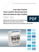 WEG Manual de Instrucoes fsw160 PT en Es