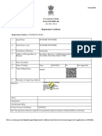 GST Registration Certificate