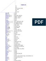 List of Japanese Verbs