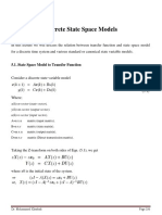 Canonical Forms and Transfer Function