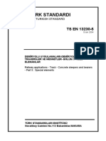 TS en 13230-5demi̇ryolu Uygulamalari-Demi̇ryolu - Beton Traversler Ve Mesnetler - Bölüm 5: Özel Elemanlar