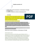 Trabalho Economia 11ºdesempregojovem