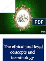 1-The Ethical and Legal Concepts and Terminology