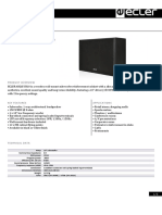 Ecler ARQISSB10 Data Sheet