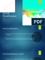 Social Stratification