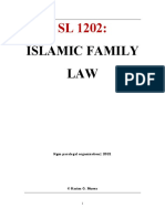 Islamic Family Law Notes