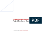 Project Business Case Template