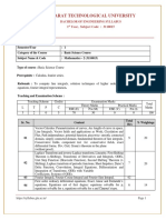 Gujarat Technological University: 1 Year, Subject Code: 3110015