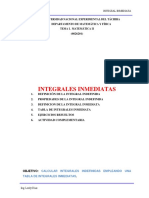 Tema 1. Integrales Inmediatas