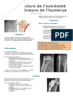 Fracture Extémité Supérieure de L'humérus