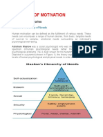 Theories of Motivation