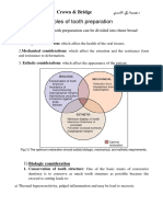 The Principles of Tooth Preparation May Be Divided Into Three Broad Categories