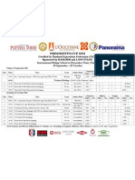 REVISED Schedule - Pres. Cup 16.09.11