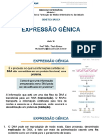 Módulo 1 - Aula 10 Expressão Gênica