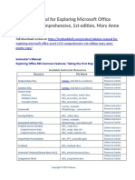 Solution Manual For Exploring Microsoft Office Excel 2019 Comprehensive 1st Edition Mary Anne Poatsy