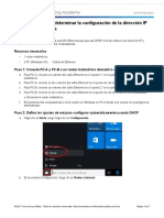 2.1.2.5 Lab - Determining The IP Address Configuration of A Computer