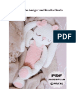 Dormir Coelho Amigurumi Receita Gratis PDF