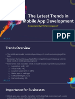 The Latest Trends in Mobile App Development