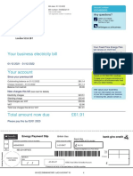 British Gas Bill 31-12-2022