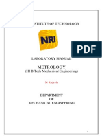 Metrology: Nri Institute of Technology