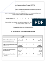 Cardiac Depression Scale 26 Items - Hare 1993