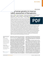 Using Human Genetics To Improve Safety Assessment of Therapeutics