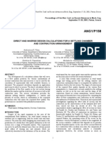 Filios A Etal - 2001 - Direct and In-Verse Design Calculations For A Settling Chamber and Contraction Arrangement