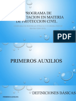 Programa de Capacitacion en Materia de Proteccion Civil