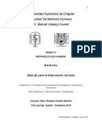 Manual de Elaboracion de Tesis Año Sabatico