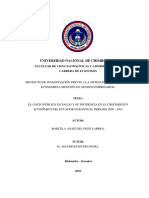 Gasto Público en Salud y El Crecimiento Económico