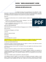 Plan de Jornada de Reflexion y Ruta de Trabajo Noviembre Del 2022