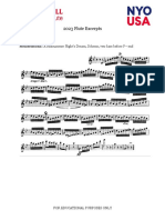 Flute Excerpts