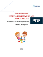 Plan Regional de Los Aprendizajes 2023