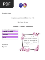 Asignación 5 Unidad V Let-012 R. Silvestre 2023-I