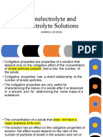 Lesson 7. Electrolyte and Non Electrolyte