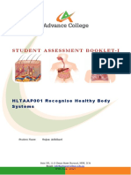 HLTAAP001 Recognise Healthy Body System SAB v3.0 - THEORY