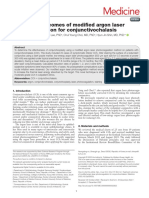 Treatment Outcomes of Modified Argon Laser Photocoagulation For Conjunctivochalasis