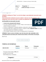 PROVA ON-LINE - 11 - O Ambiente e As Doenças Do Trabalho I (2022)