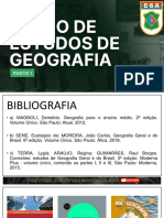 Cronograma de Estudo de Geografia