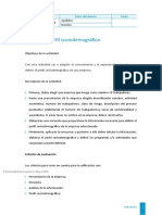 Actividad Perfil Sociodemografico