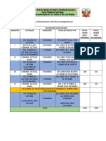 Calendarización Escolar 2022