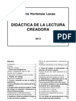 Didactica de La Lectura Creadora. Maria Hortencia Lacau